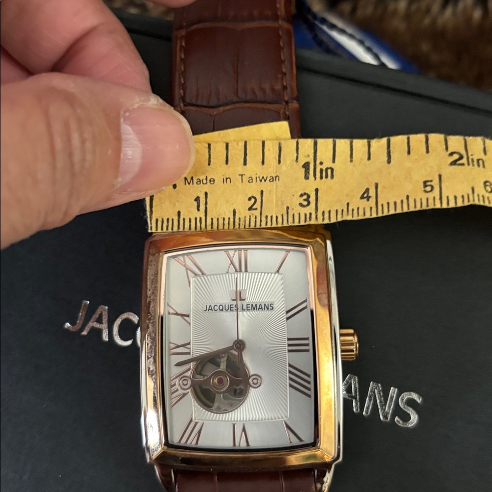 Automatic Jacques Lemans Men’s Vintage-Style Watch Austria/Swiss Movement - Picture 10 of 13